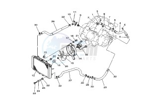 ATV 400 drawing RADIATOR-HOSE