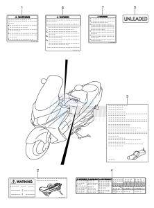 AN400 (E2) Burgman drawing LABEL