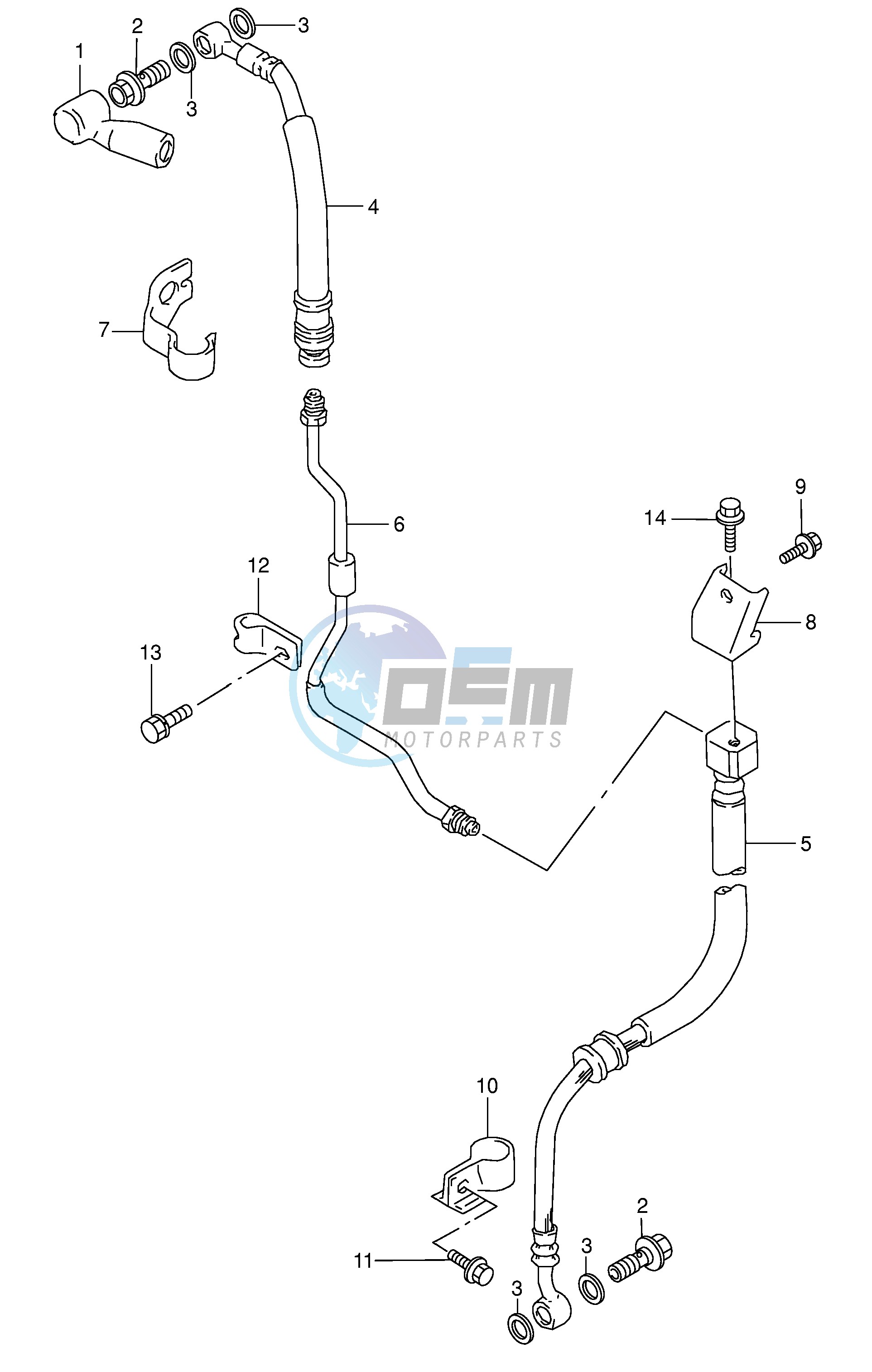 FRONT BRAKE HOSE