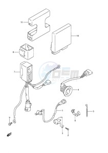 DF 40A drawing PTT Switch/Engine Control Unit