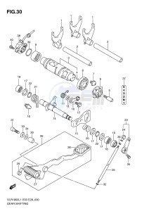 VLR1800 (E3-E28) drawing GEAR SHIFTING