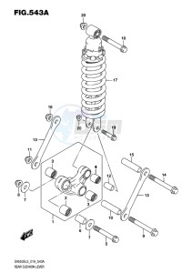 SV650S EU drawing REAR CUSHION LEVER