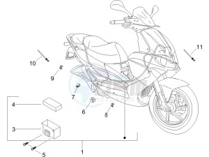 Runner 200 VXR 4t drawing Main cable harness