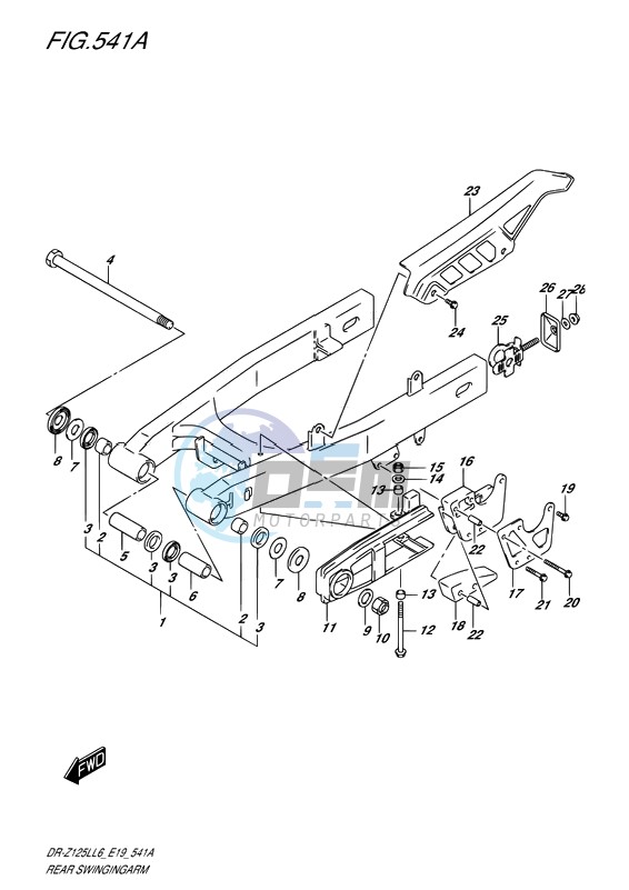 REAR SWINGINGARM