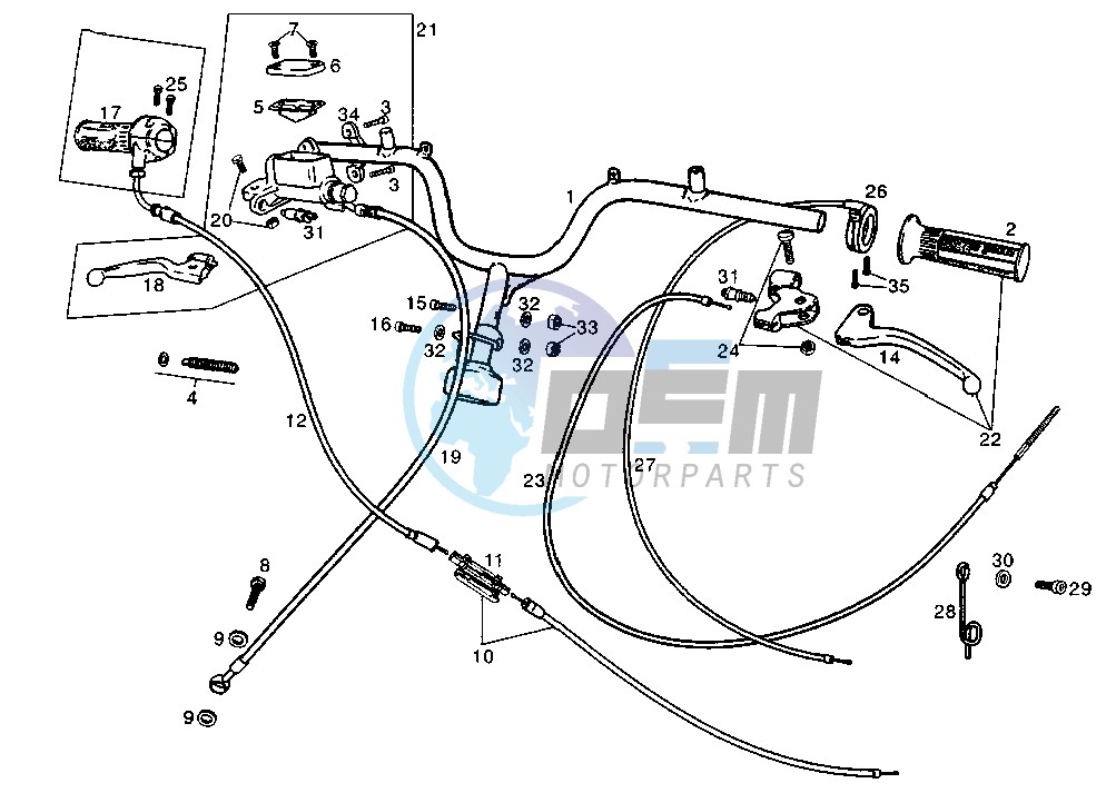 HANDLEBAR-DRIVE CONTROLS