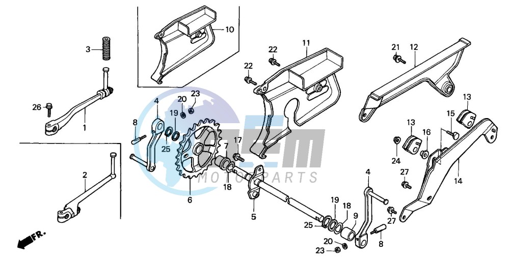 PEDAL/KICK STARTER ARM