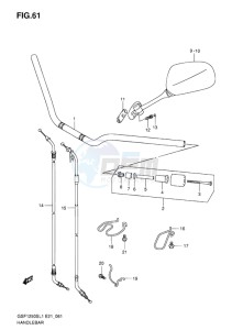 GSF-1250S BANDIT EU drawing HANDLEBAR