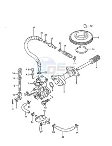 DT 85 drawing Oil Pump (1995 to 2000)