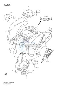 LT-Z250 (E19) drawing REAR FENDER (MODEL L0)