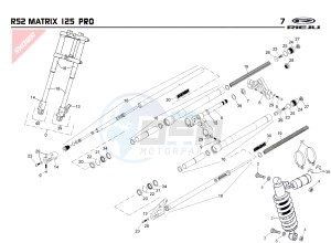 RS2 MATRIX PRO 125 50 drawing SUSPENSION