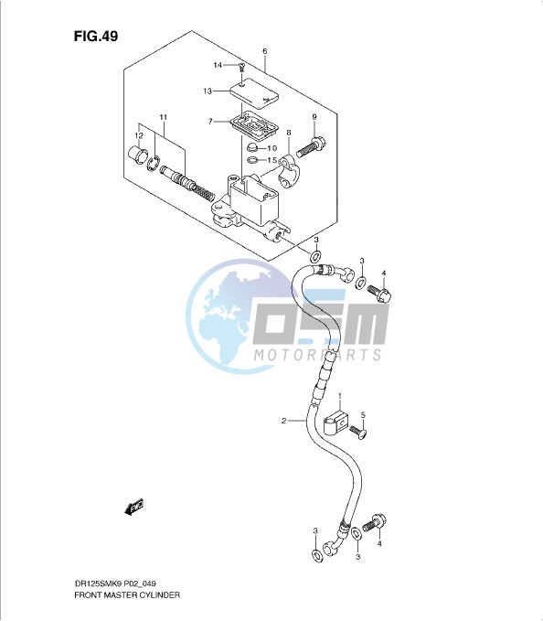 FRONT MASTER CYLINDER