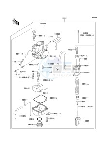 KX 80 W [KX80] (W1-W3) [KX80] drawing OPTIONAL PARTS -- CARBURETOR- -