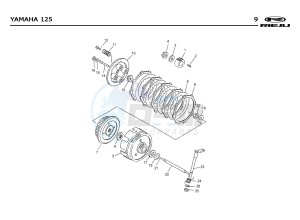 MRX 125 4T drawing T09  CLUTCH