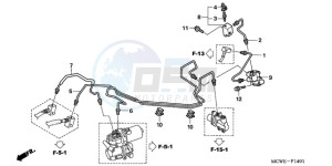 VFR800A9 France - (F / ABS CMF MME) drawing PROPORTIONING CONTROL VALVE (VFR800A)