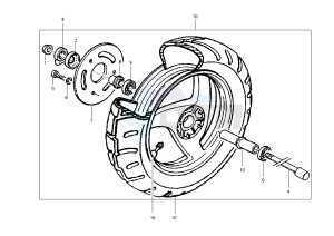 NRG PUREJET 50 drawing Front wheel