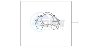 CB600FA39 Spain - (SP / ABS ST 25K) drawing METER PANEL