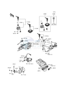 NINJA 300 ABS EX300BGFA XX (EU ME A(FRICA) drawing Ignition Switch