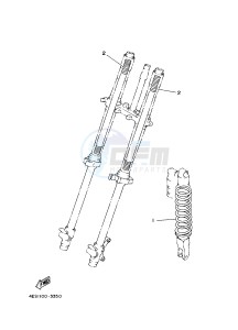 YZ85LW (1SNG 1SNJ 1SPG 1SPJ) drawing ALTERNATE FOR CHASSIS