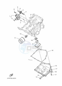 YZF320-A YZF-R3 (B7P6) drawing OIL PUMP