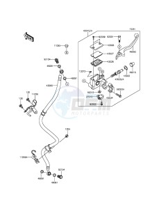 NINJA_250SL BX250AFF XX (EU ME A(FRICA) drawing Front Master Cylinder