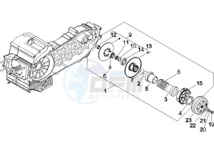 Nexus 500 SP e3 drawing Driven pulley