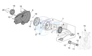 Scarabeo 100 4T e2 drawing Cdi magneto assy