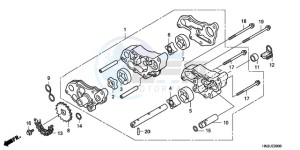 TRX500FAA Australia - (U) drawing OIL PUMP