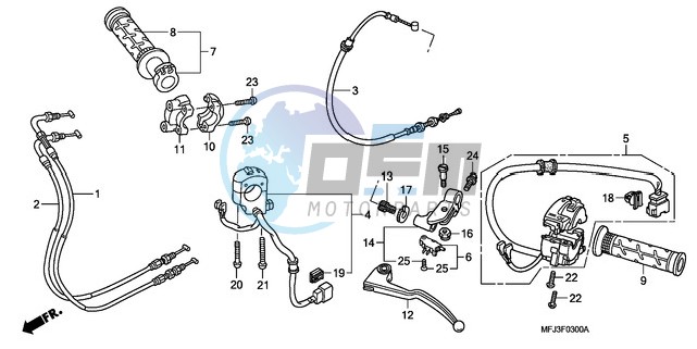 HANDLE LEVER/SWITCH/CABLE