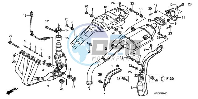 EXHAUST MUFFLER