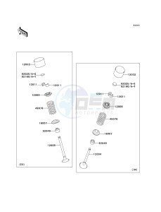 ZG 1400 A [CONCOURS 14 ABS] (8F-9F) A9F drawing VALVE-- S- -