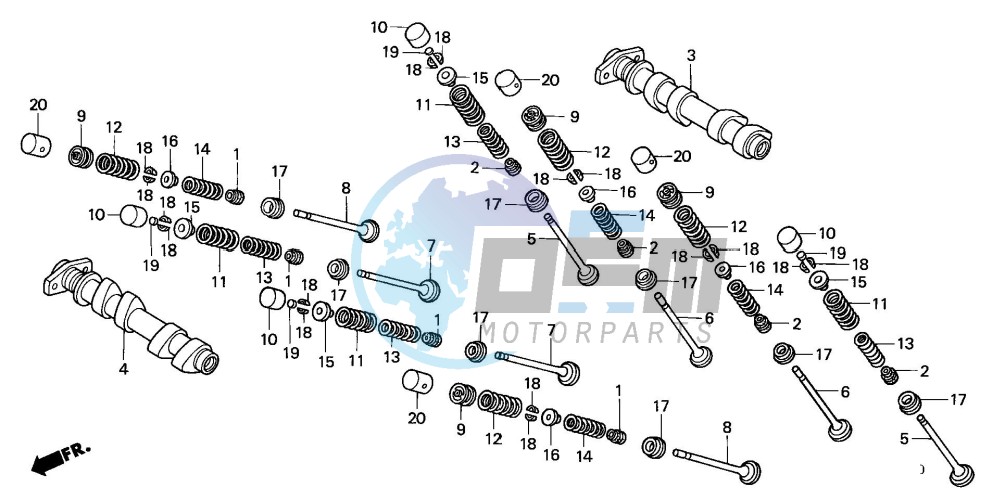 CAMSHAFT/VALVE (FRONT)