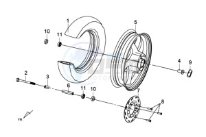 E-VIRID drawing FRONT WHEEL