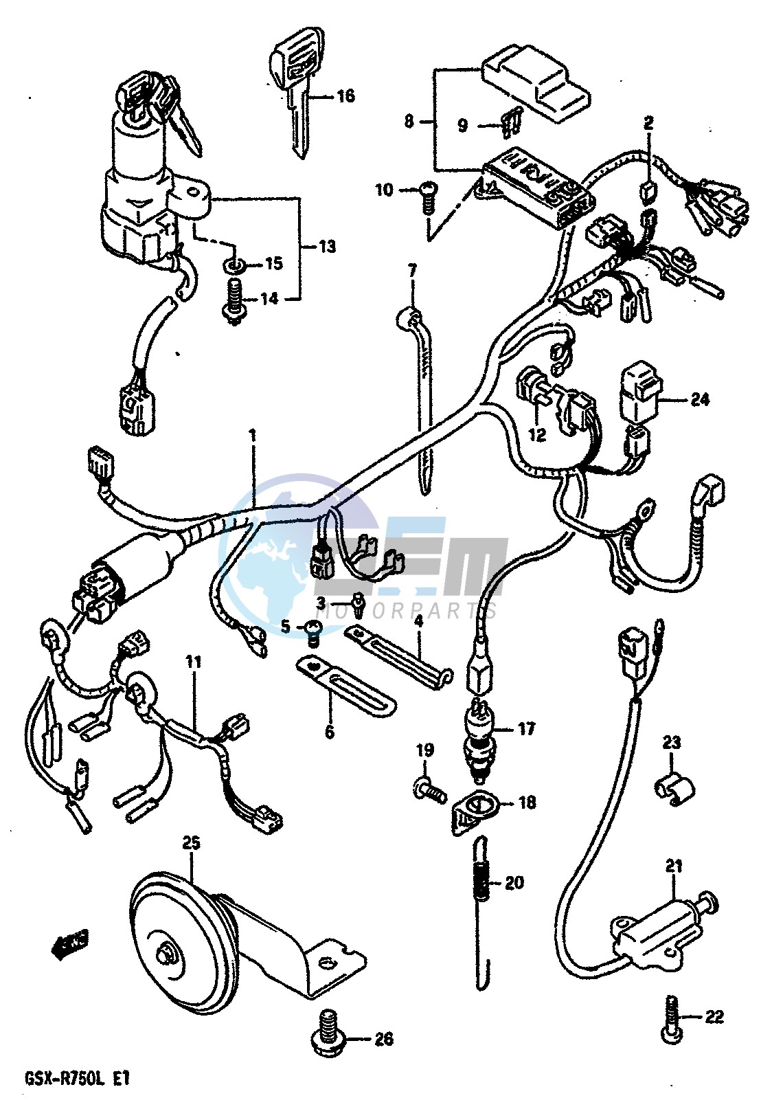 WIRING HARNESS (MODEL L)