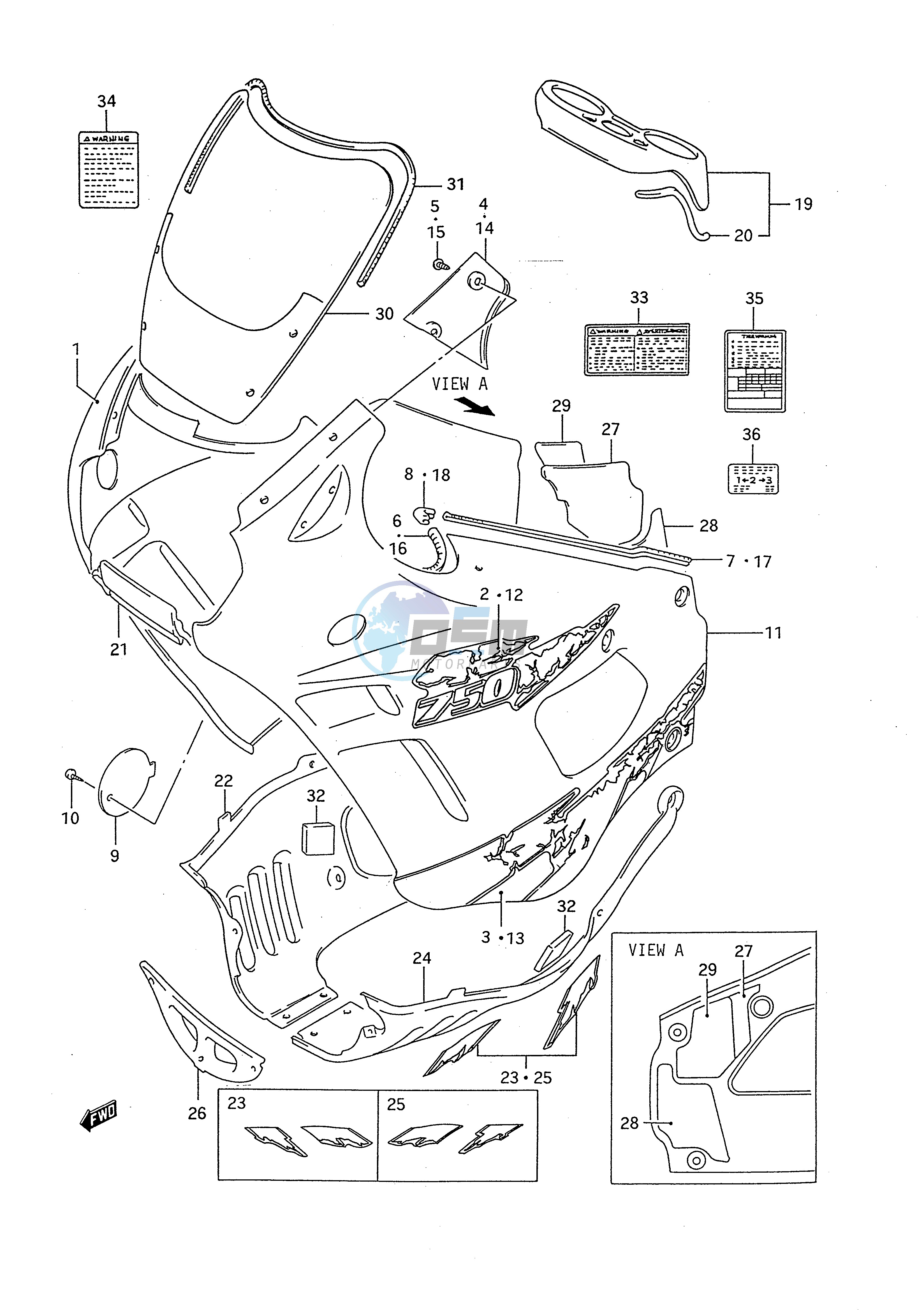 COWLING BODY (MODEL S)