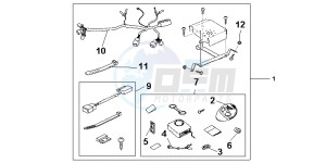 ST1300AC Pan Europoean -ST1300 CH drawing SECURITY KIT