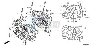 TRX420FEC drawing CRANKCASE