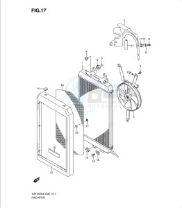 VZ1500K9 drawing RADIATOR