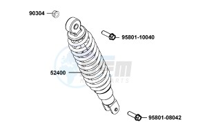 G-DINK 50 Netherlands drawing Rear Cushion