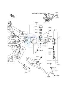 Z250SL BR250EFS XX (EU ME A(FRICA) drawing Rear Master Cylinder