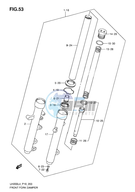 FRONT FORK DAMPER