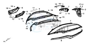 SYMPHONY ST 125 drawing COWLING