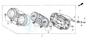 CB1300SA CB1300SUPERBOLD'OR drawing METER (CB1300S/SA)