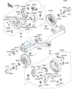 KAF 540 C [MULE 2010] (C1) [MULE 2010] drawing REAR HUB