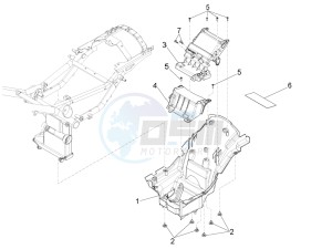 California 1400 Touring ABS USA-CND 1380 drawing Saddle compartment