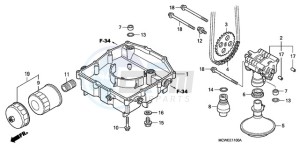 VFR800A9 Ireland - (EK / ABS MME TWO) drawing OIL PUMP