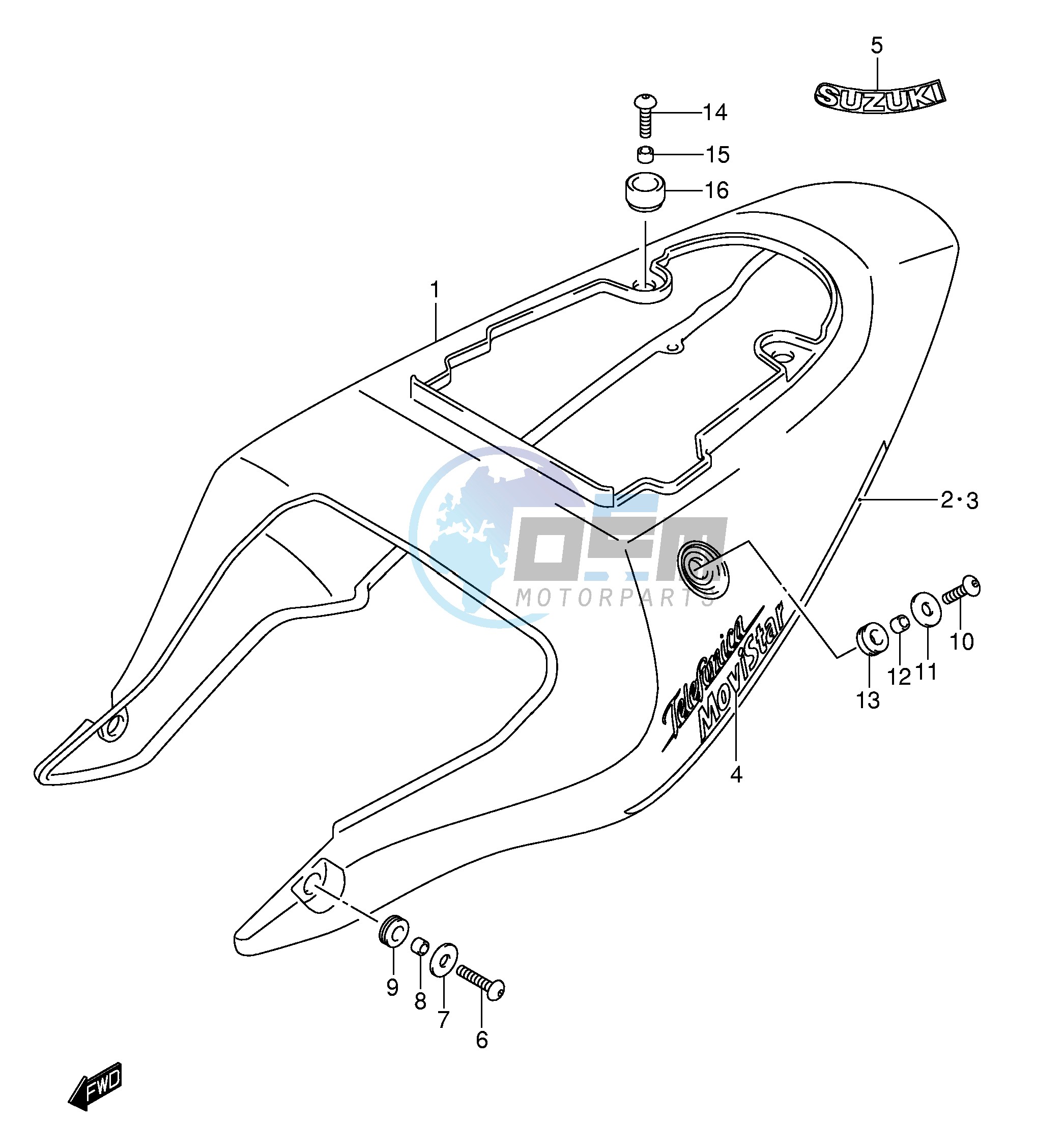 FRAME COVER (MODEL K2 FOR YC2)