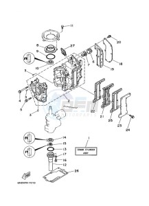 6D drawing CYLINDER--CRANKCASE