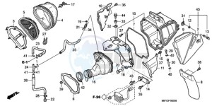 CRF450X9 Europe Direct - (ED) drawing AIR CLEANER