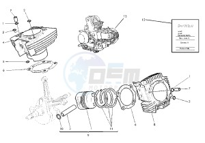 GRAND CANYON 900 drawing CYLINDERS-PISTONS