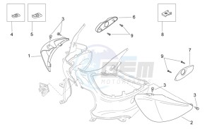 Mojito 125 e3 drawing Rear body - Undersaddle